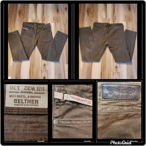 Diesel Jeans Wash 0837L Mens button fly 2014 Size 32W